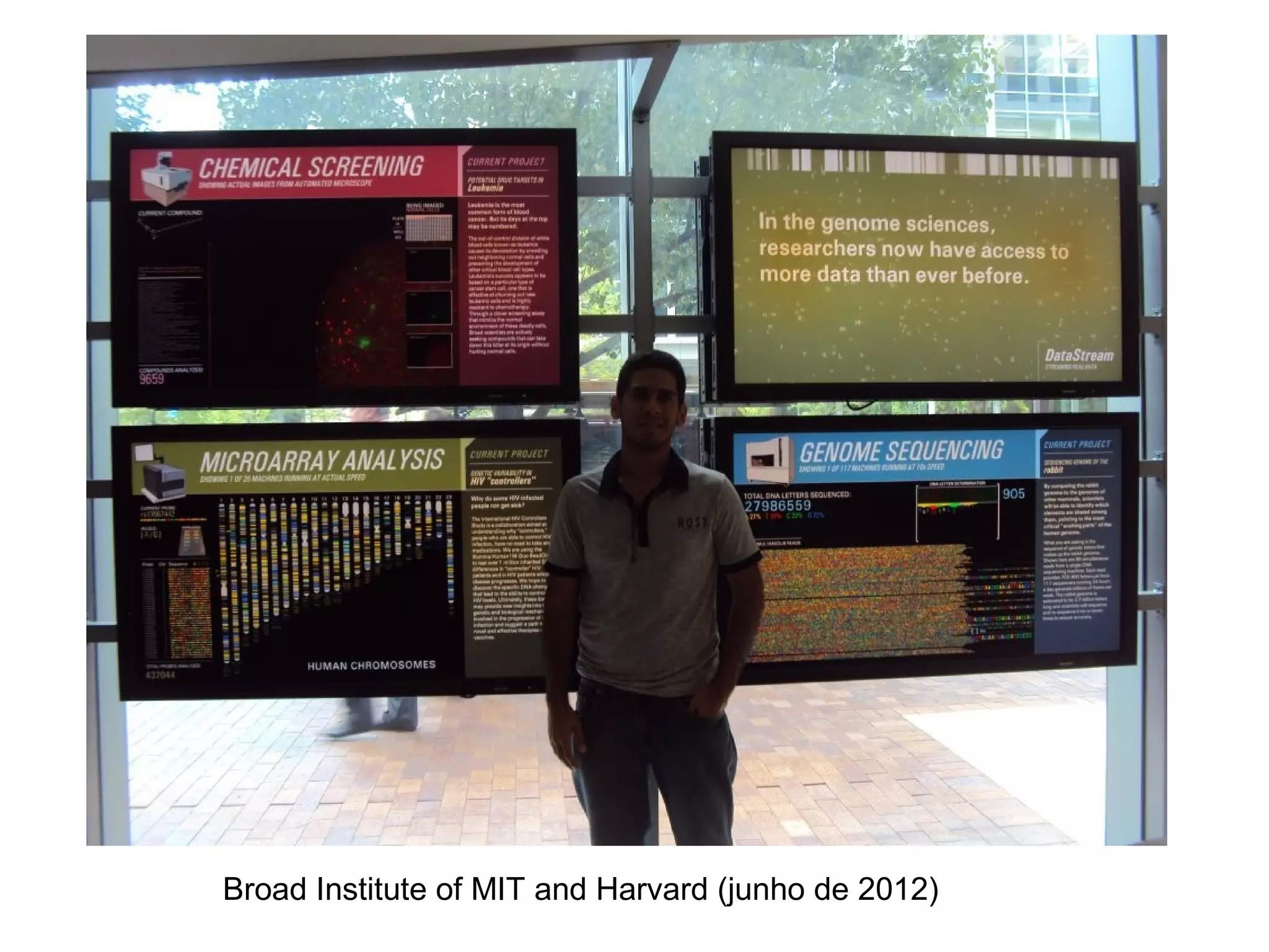 Onde trabalhar

- Hospitais
- Universidades
- Instituições de pesquisa (agropecuária,
   biomédica, etc.)
- Farmacêuticas
- Prestadoras de serviços
 