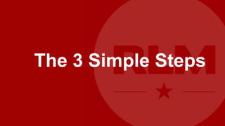 The 3 Simple Steps
 