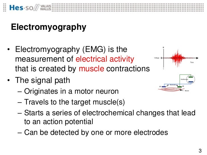 experiences in the creation of an electromyography database electromyography
