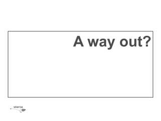 A way out?
 