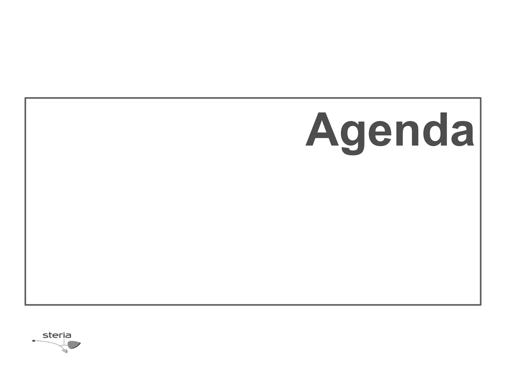 Agenda
 