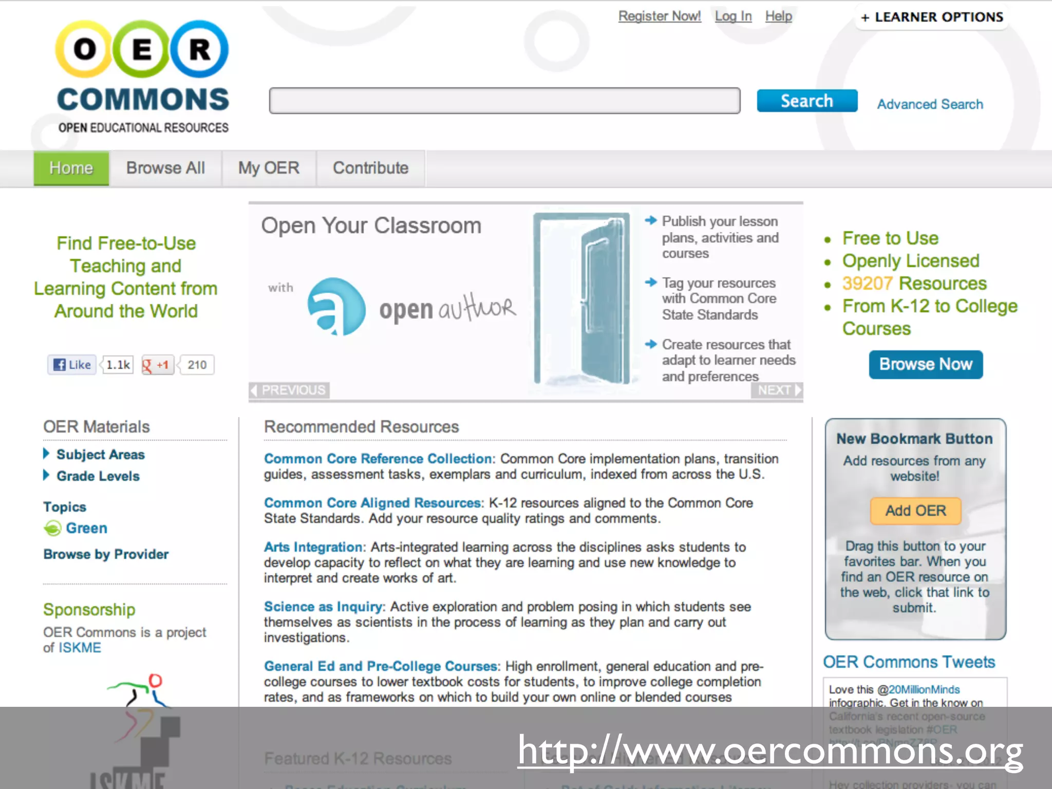 http://www.oercommons.org
 