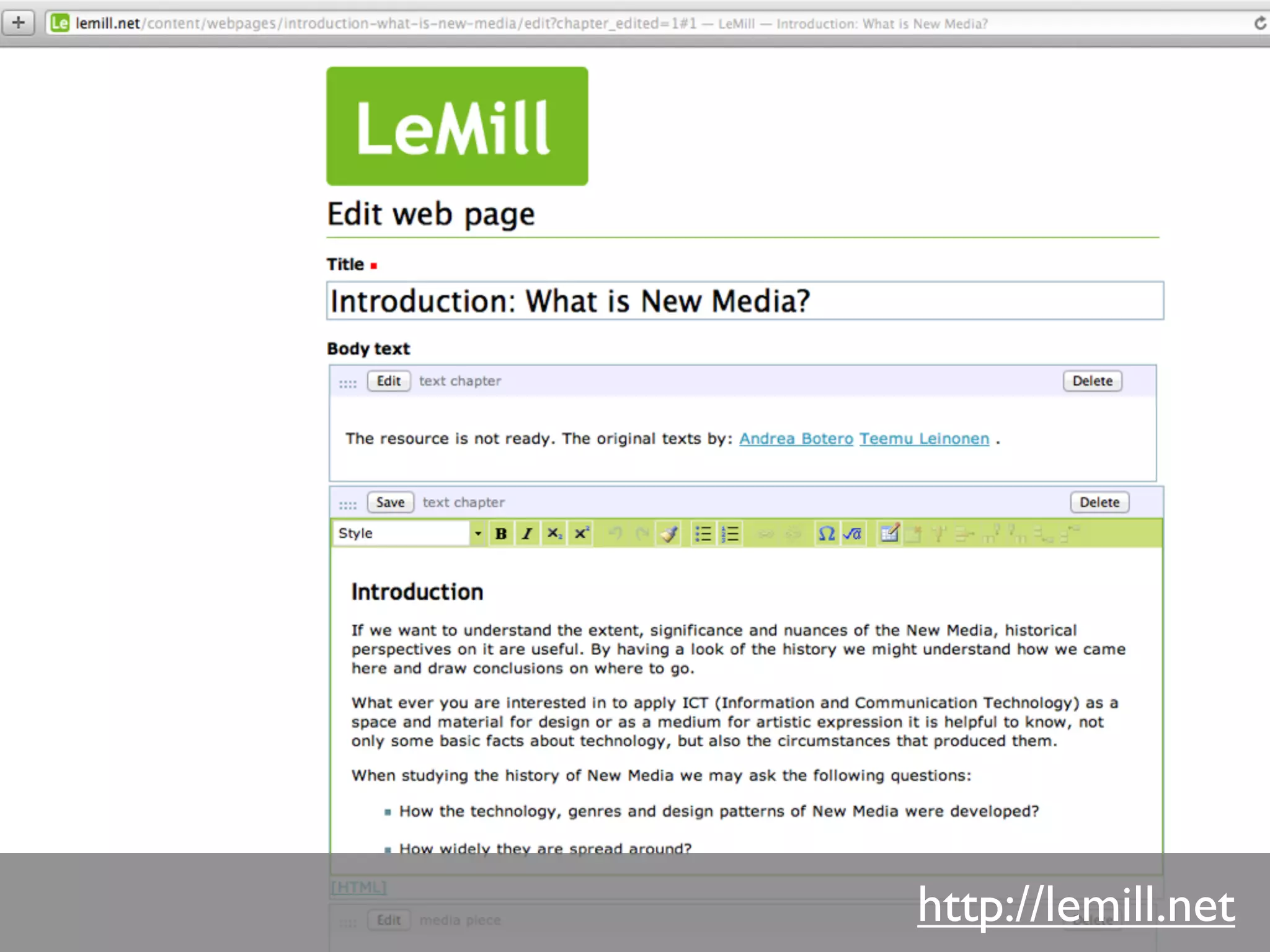 http://lemill.net
 