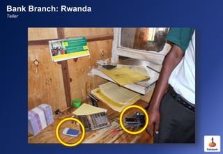 Bank Branch: Rwanda
Teller
 