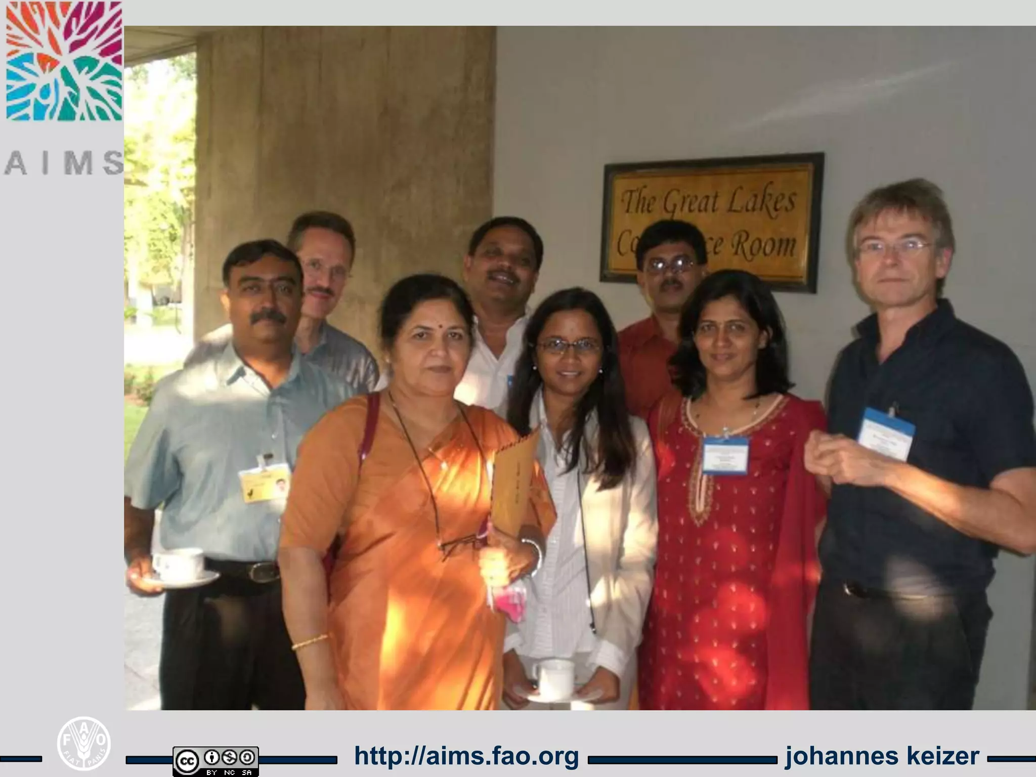 http://aims.fao.org   johannes keizer
 