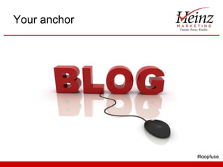 Your anchor #loopfuse 