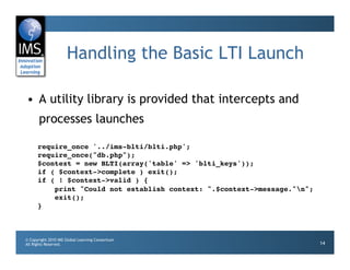 Advanced Learning Tools Interoperability | PDF