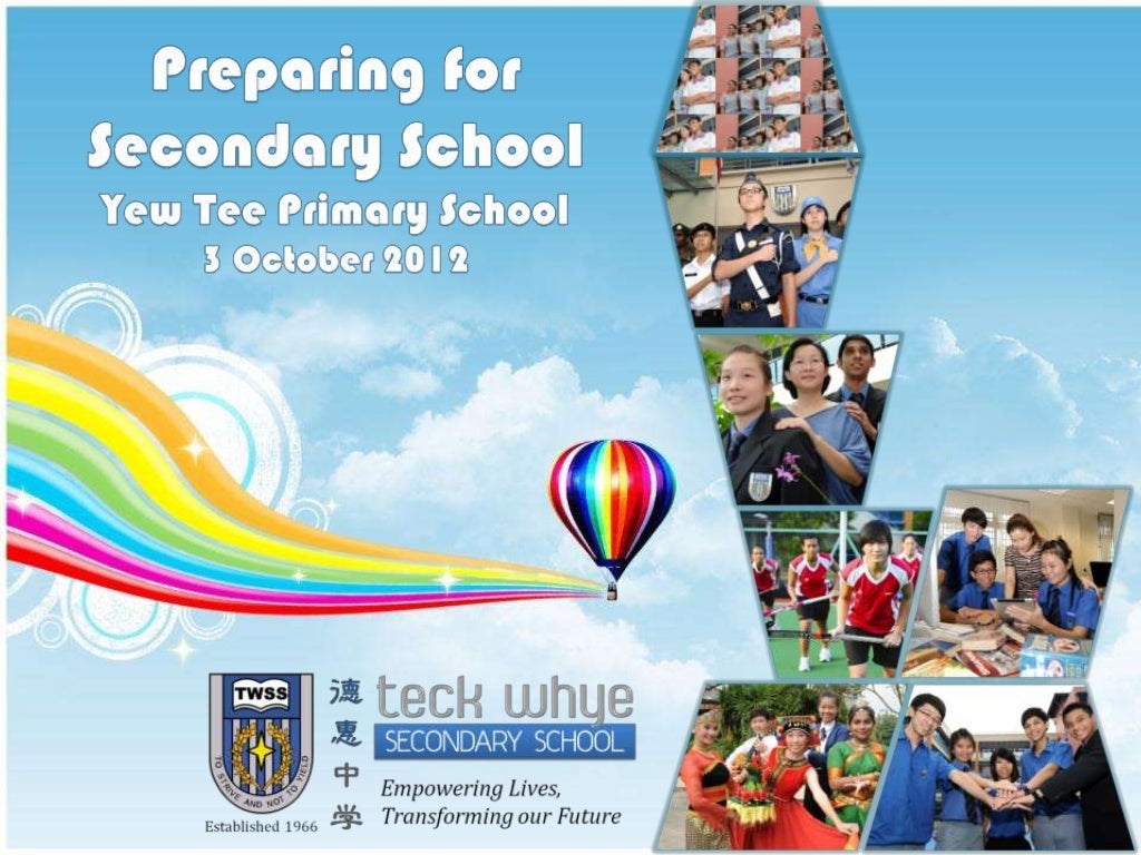 Principal's Talk at Yew Tee Primary School