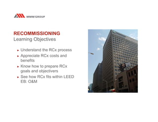Re-Commissioning Buildings | PDF