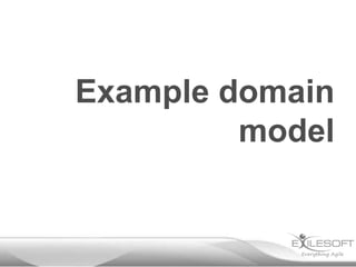 Example domain
         model
 