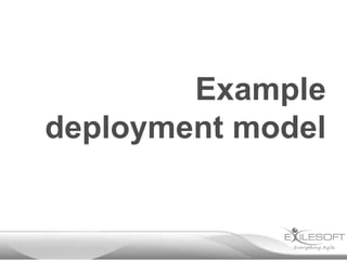 Example
deployment model
 