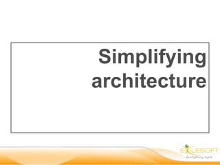 Simplifying
architecture
 