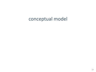 conceptual model




                   21
 