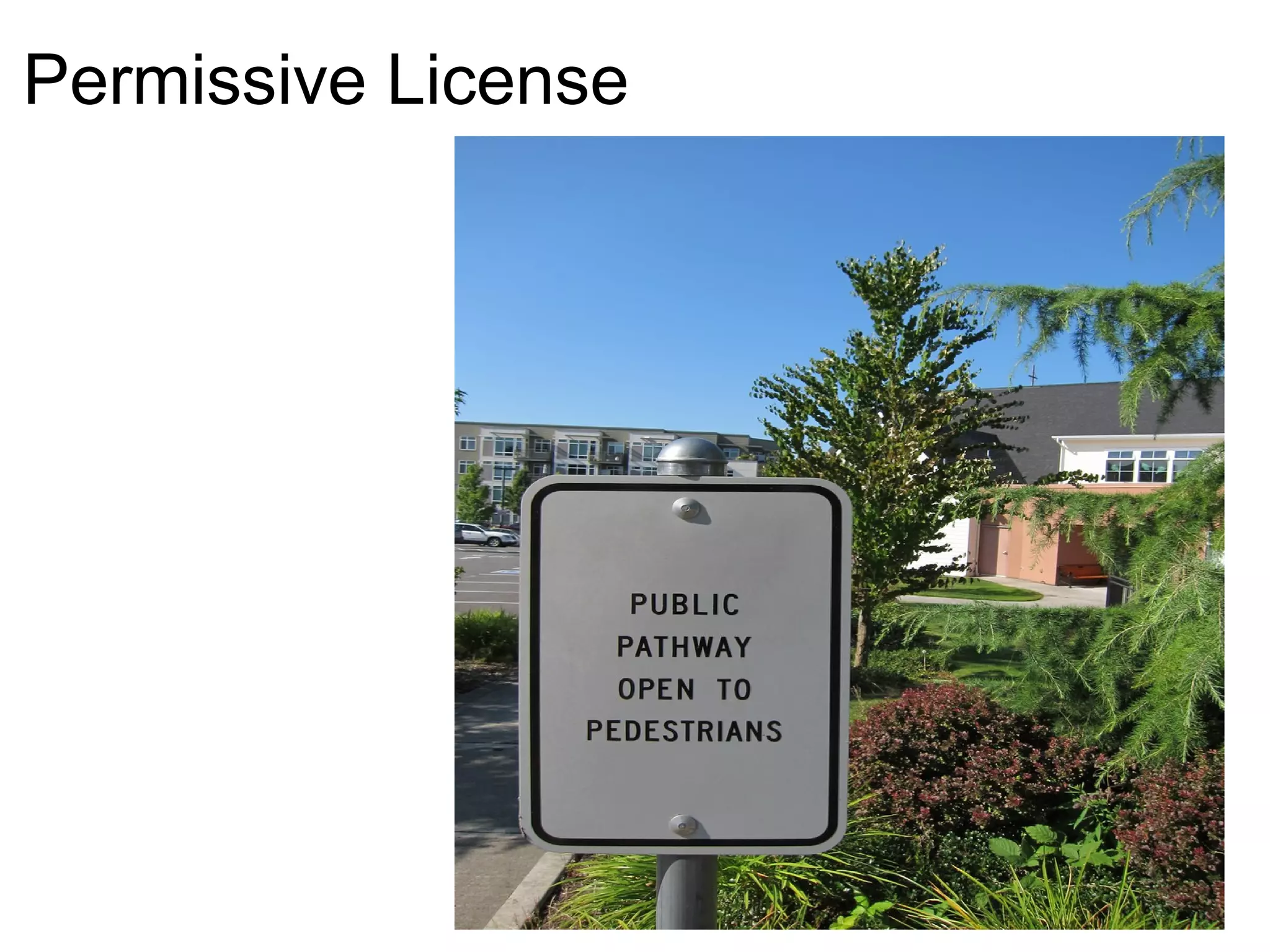 Permissive License
 