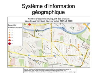 Système d’information
    géographique
 