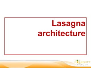 Lasagna
architecture
 