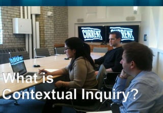 What is
Contextual Inquiry?
                198
 