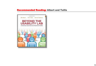 Recommended Reading: Albert and Tullis




                                         54
 