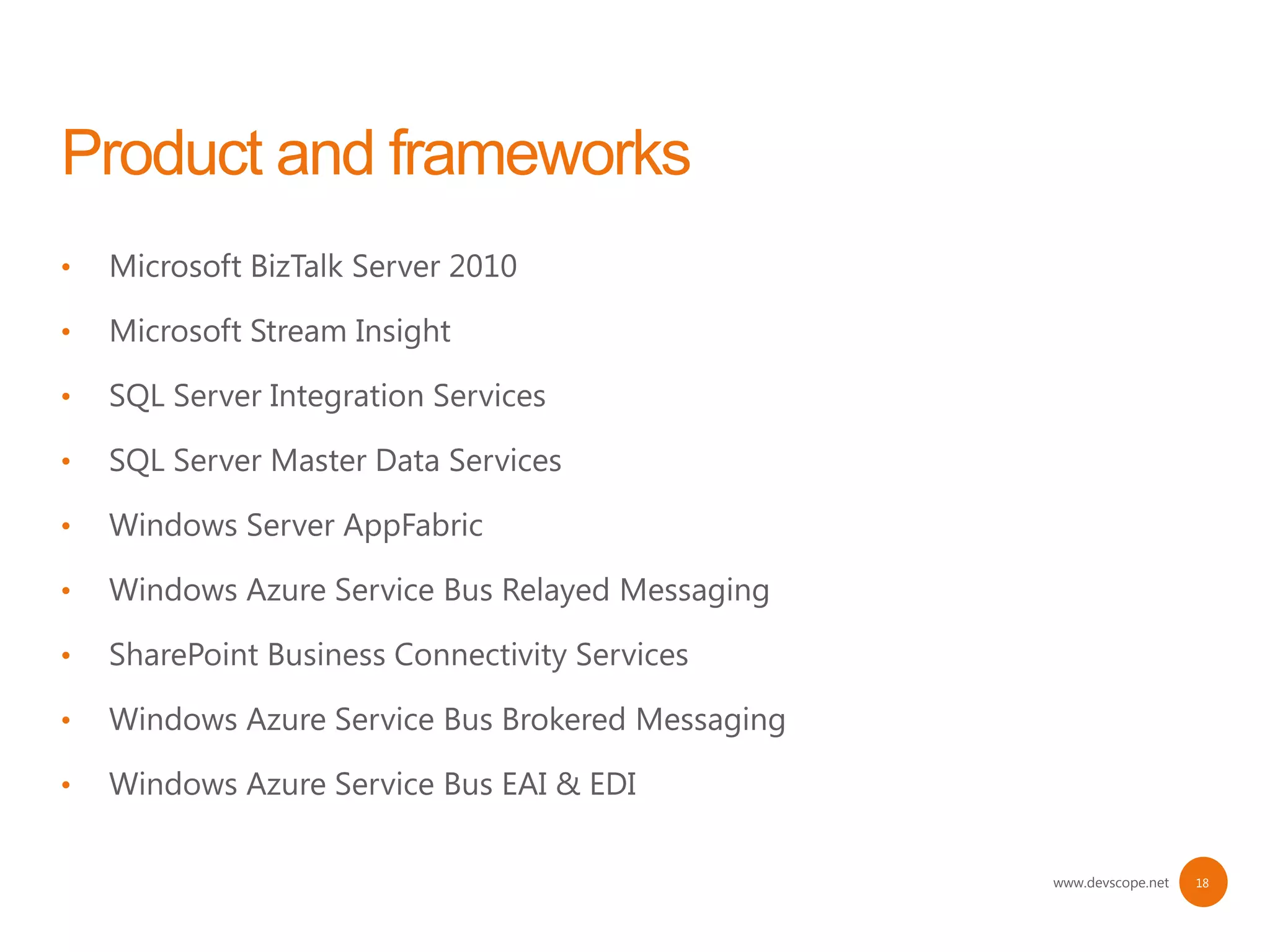 •

•

•

•

•

•

•

•

•


    www.devscope.net   18
 