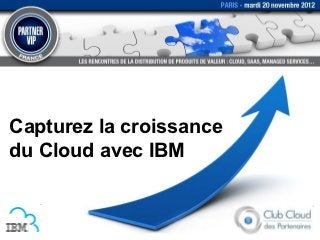 Capturez la croissance
du Cloud avec IBM
 