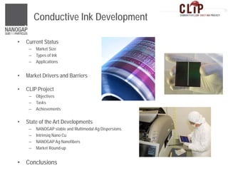 2012 11-27-masterclass-conductive-inks-nanogap | PDF