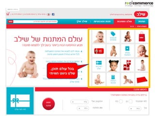 ‫בכל עולם תוכן,‬
‫שלט ניווט חוויתי‬
 