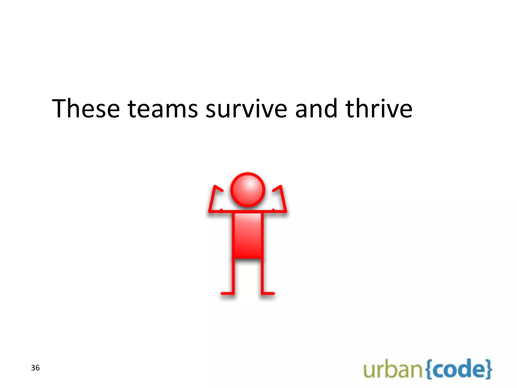 These teams survive and thrive




36
 
