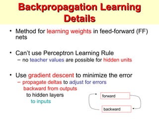 backpropagation in neural networks | PPT