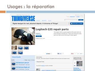 Usages : la réparation
 