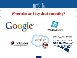Where else can I buy cloud computing?
 
