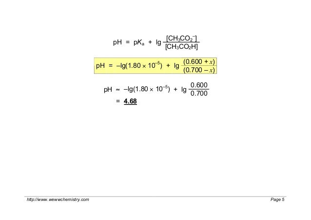 to calculate the ph of a buffer ch3co2h