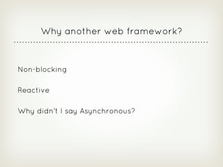 Playframework Realtime Web - Guillaume Bort & Sadek Drobi - December 2012