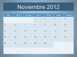 Noviembre 2012
 