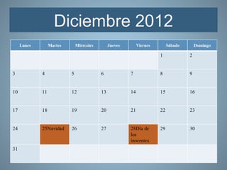 Diciembre 2012
 
