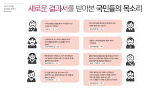 새로운결과서를받아본국민들의목소리
국민건강보험
건강검진 결과서
Redesign
 