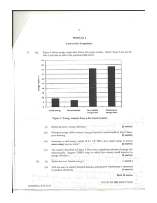 CAPE Environmental Science Unit 2 2012 Paper 2