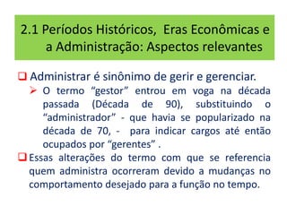IADM 2012.1 - História da administração (até teoria dos sistemas) | PPSX