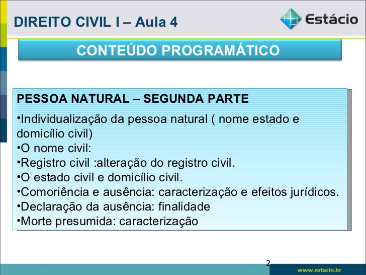 A Sucessão Da Pessoa Natural Ocorre Com