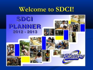 Welcome to SDCI!
 