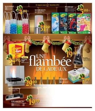 Catalogue des cadeaux 2012