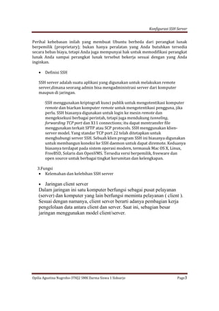 2012-34. ssh server menggunakan linux ubuntu | PDF