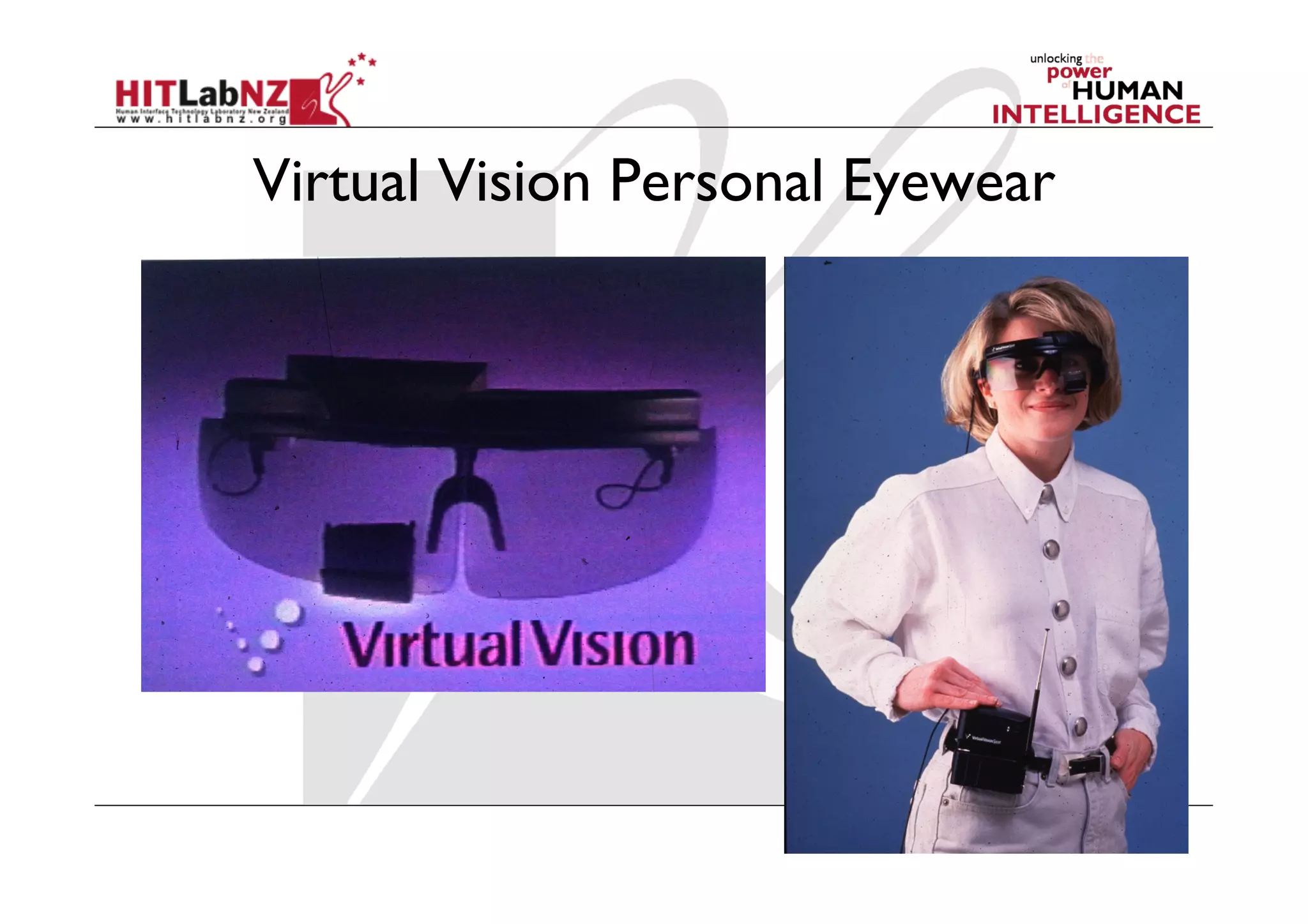 Virtual Vision Personal Eyewear
 