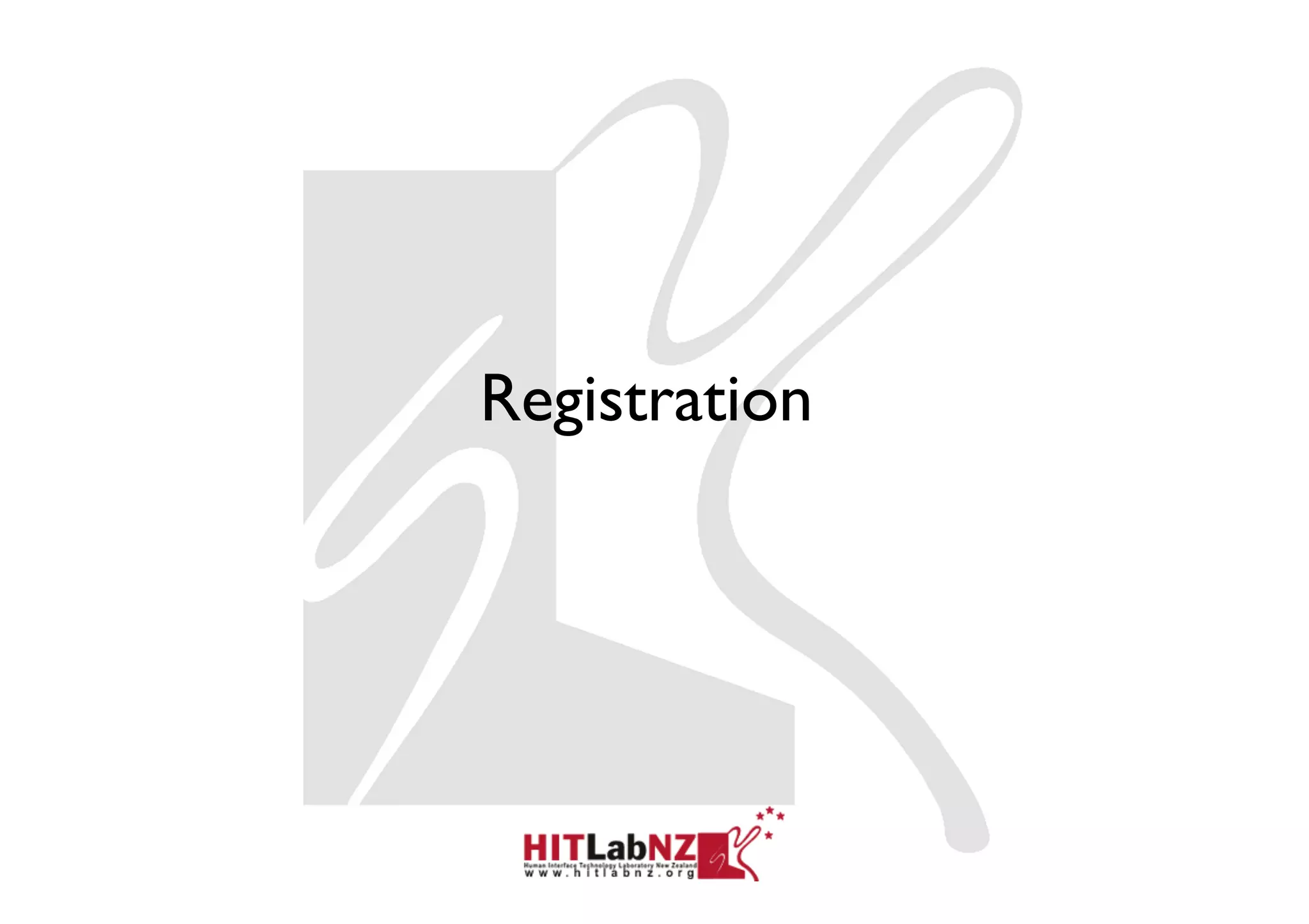Registration
 