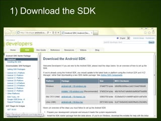 1) Download the SDK
 
