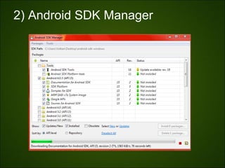 2) Android SDK Manager
 
