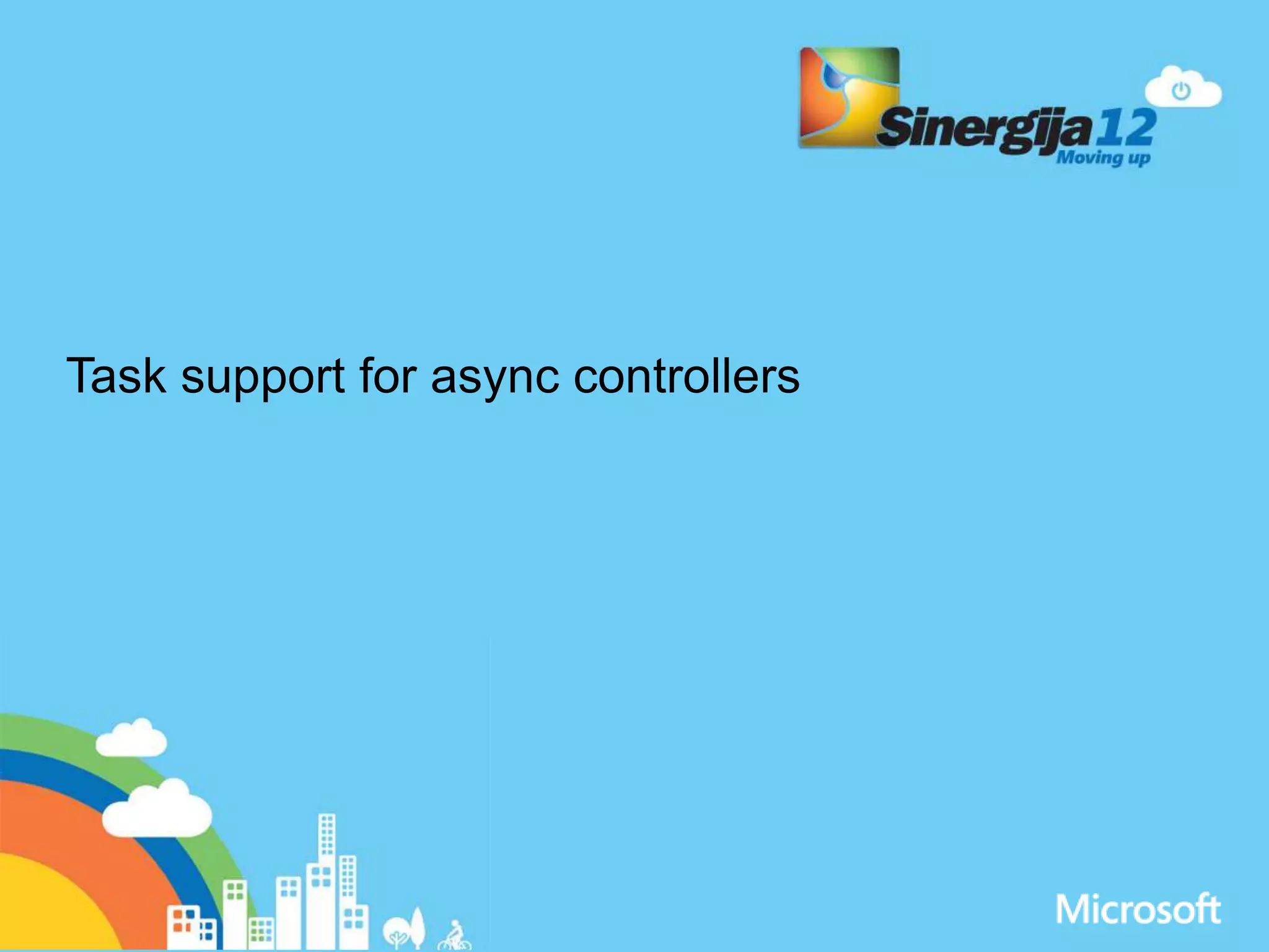 Task support for async controllers 