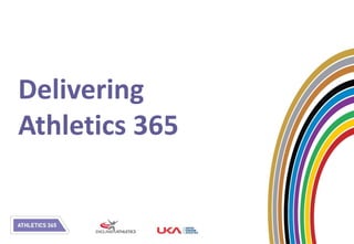 Delivering
Athletics 365
 
