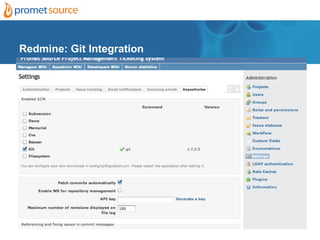 Redmine: Git Integration
 