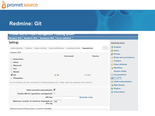 Redmine: Git
 