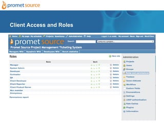 Client Access and Roles
 